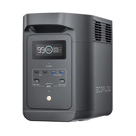 EcoFlow DELTA 2 E980 980Wh 500W Portable Power Station Black