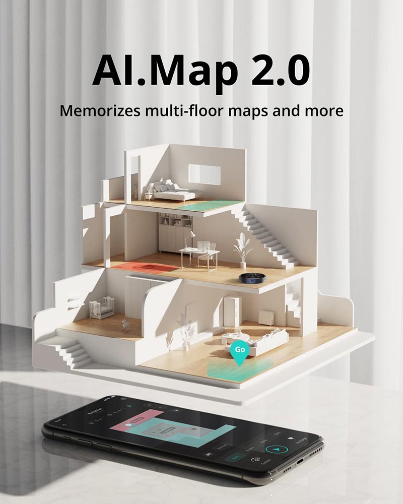 Eufy by Anker RoboVac X8 Hybrid 2-in-1 Robot Vacuum and Mop T2261311 Black
