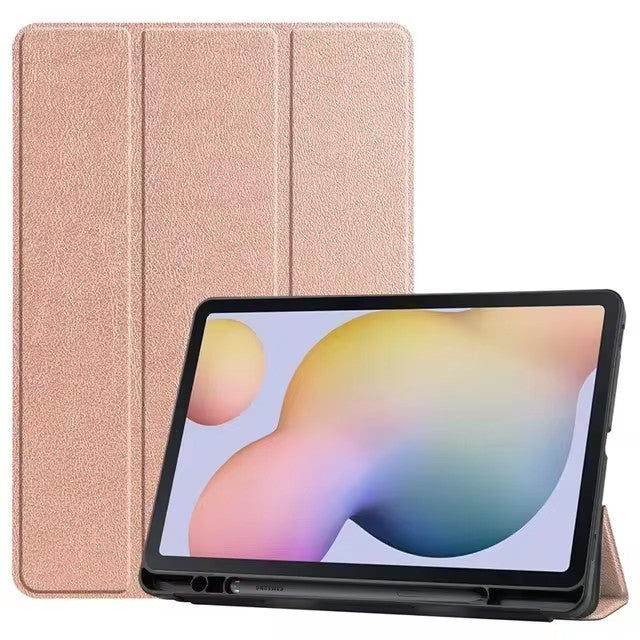 Puli Tri-Fold Tablet Cover Case for Samsung Galaxy Tab S6 Lite 10.4" with Pen Holder