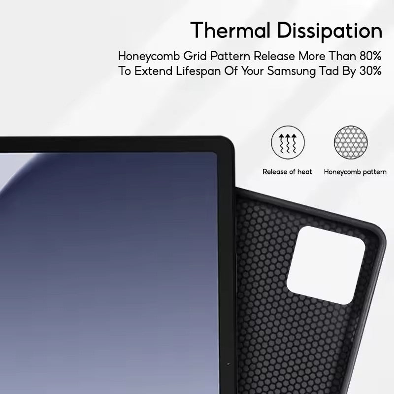 Infinix Xpad 11 Inch 2024 Trio-Fold PU Leather Smart Cover Case