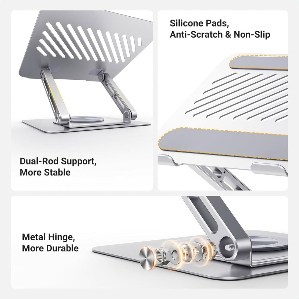 UGREEN LP876 45418 Rotating Aluminum Laptop Stand for up to 17.3" Laptops