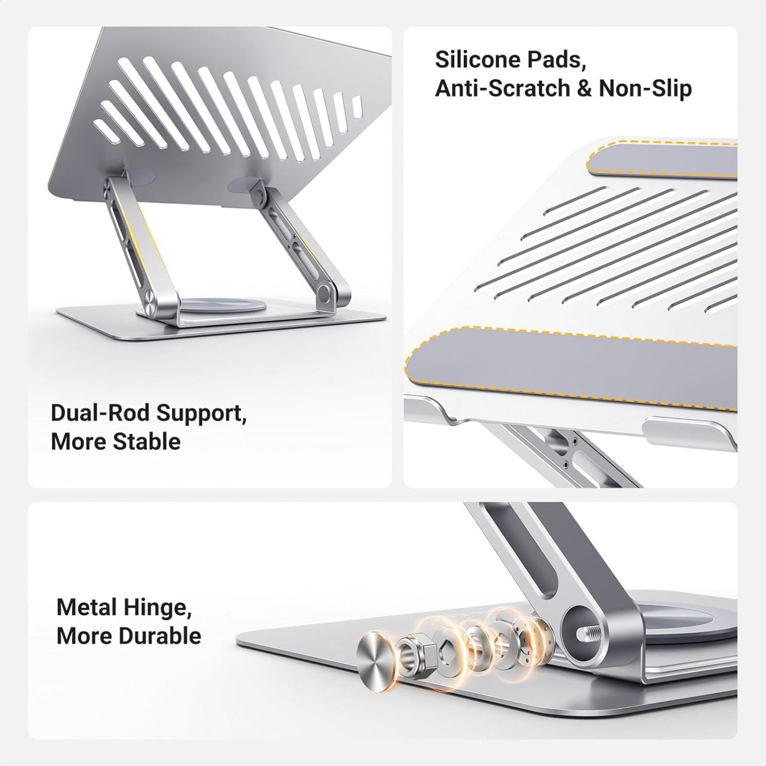 UGREEN LP876 45418 Rotating Aluminum Laptop Stand for up to 17.3" Laptops