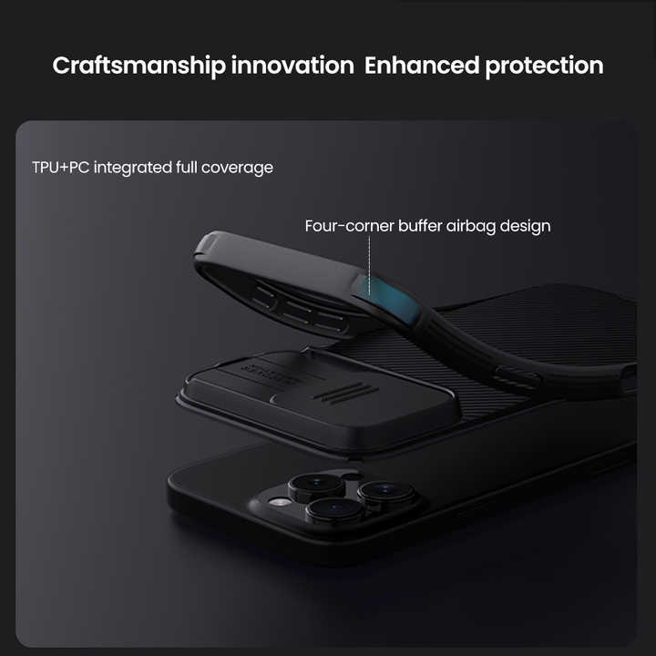 Nillkin Frosted CamShield Pro Case Camera Protector for iPhone 14 Series