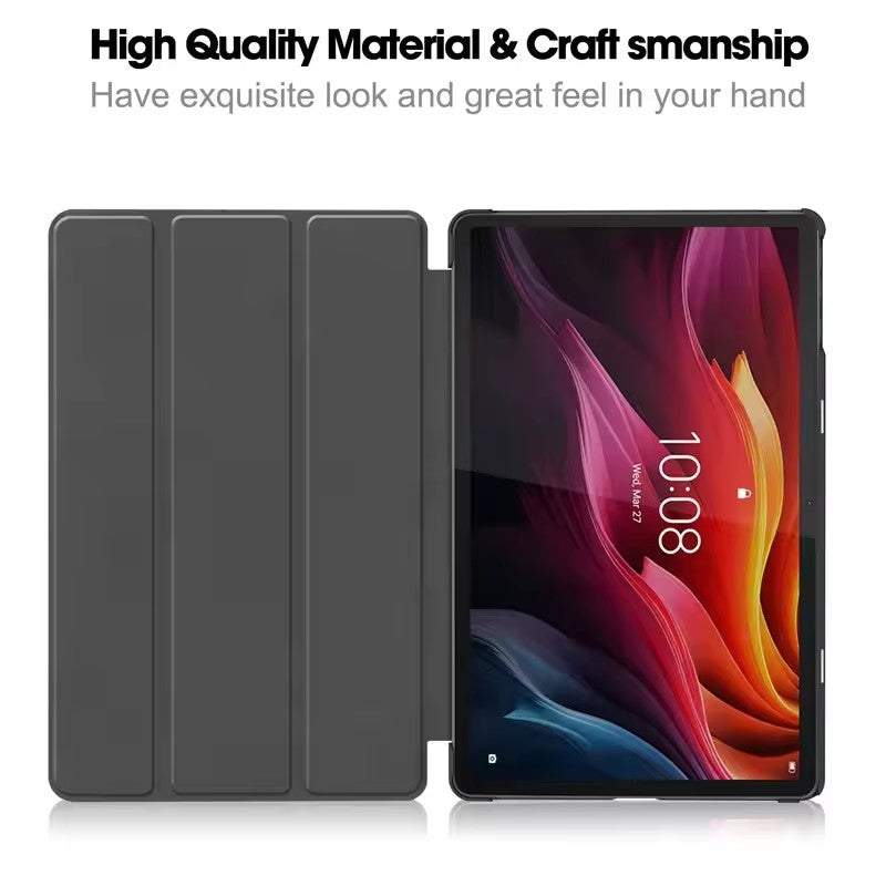 Lenovo Tab K11 Plus 2024 11.45” Magnetic Trifold Leather Smart Case Cover