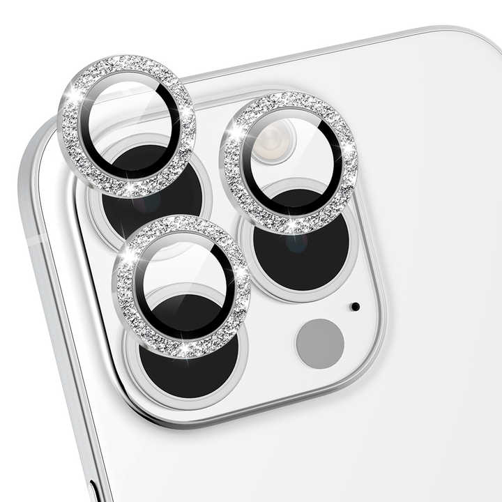 Diamonds Camera Lens Protector Tempered Glass for iPhone 15 Series