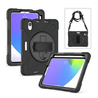 iPad Mini 6 7 8.3 Inch Heavy Duty Shockproof Stand Case Cover with Strap & Pen Slot