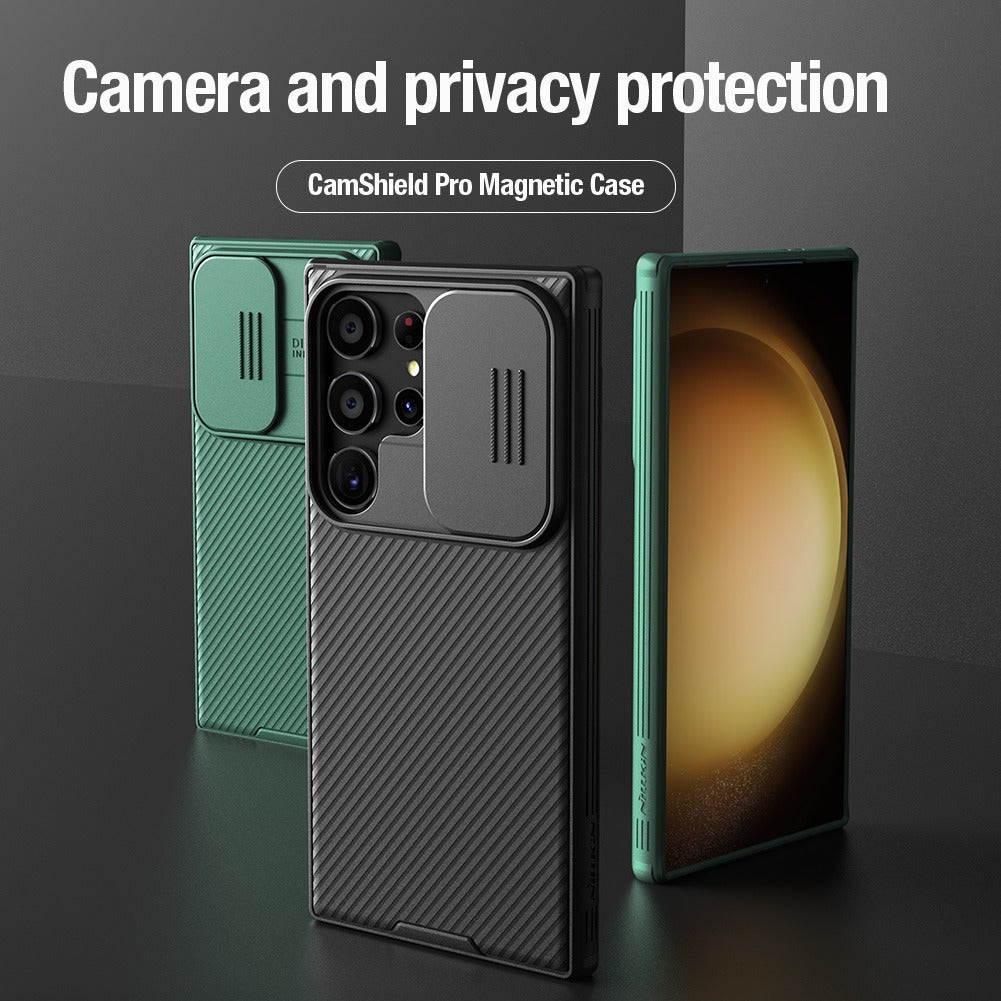 Nillkin CamShield Pro Magnetic Case for Samsung Galaxy S24 Ultra Black