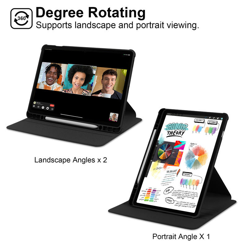 Acrylic 360 Rotation Case for Samsung Tab A9 Tab A11 8.7 Inch Transparent Clear Cover