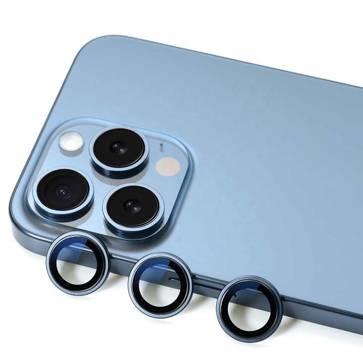 3D Protrusion Glass Camera Lens Protector for iPhone 13 Series
