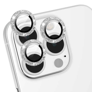 Diamonds Camera Lens Protector for iPhone 16 Series Tempered Glass