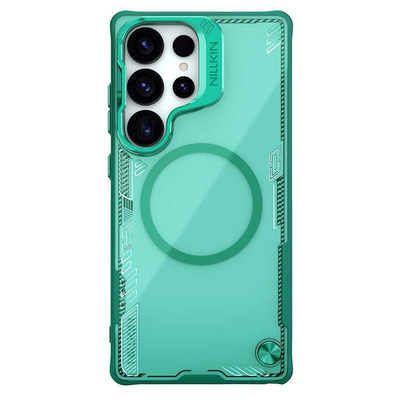Nillkin Iceblade Prop Magnetic Case With Camera Frame Kickstand Lens Cover for Samsung Galaxy S25 Ultra