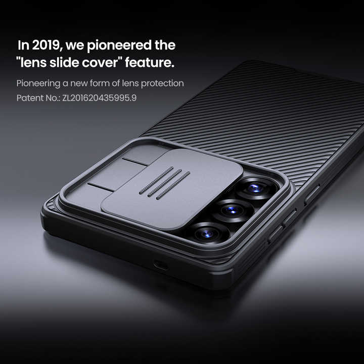 Nillkin Frosted CamShield Pro Case Camera Lens Protector for Samsung S22 Ultra to S25 Ultra