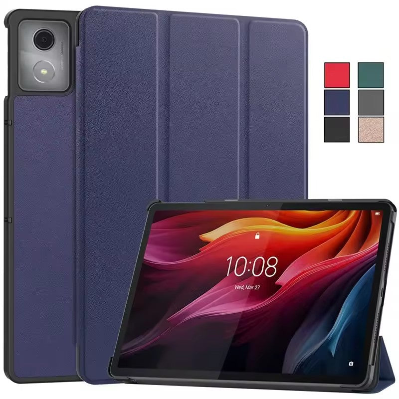 Lenovo Tab K11 Plus 2024 11.45” Magnetic Trifold Leather Smart Case Cover