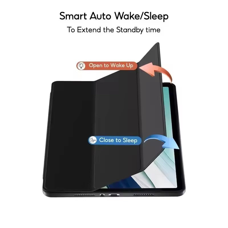 Infinix Xpad 11 Inch 2024 Trio-Fold PU Leather Smart Cover Case