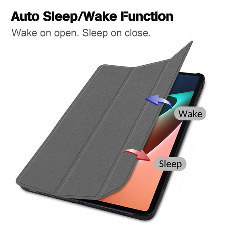 Trio-Fold Flip Stand Magnetic PU Leather Case for Oppo Pad Neo 11.35 Inch