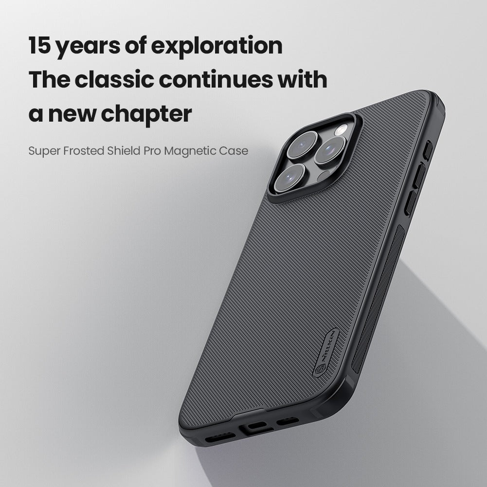 Super Frosted Shield Pro Magnetic Case for iPhone 15 Pro Max
