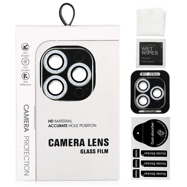 Diamonds Camera Lens Protector for iPhone 11 Series Tempered Glass