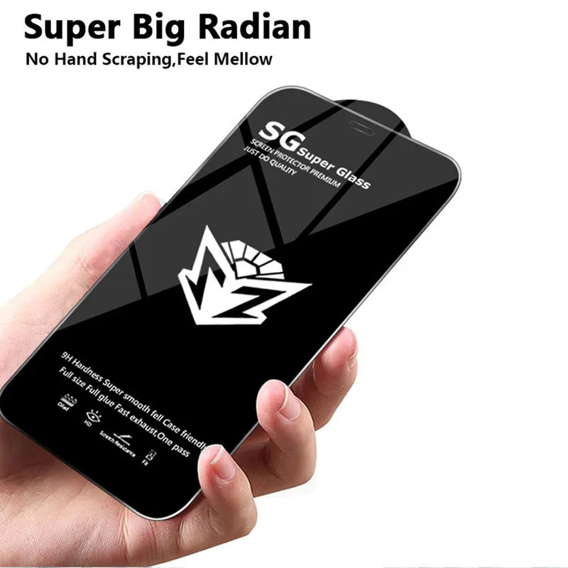 SG Z Warrior Glass Full Glue Tempered Screen Protector for iPhone 16 Pro Max