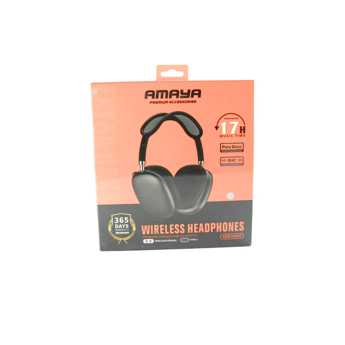 Over-Ear Wireless Headphones with Card Slot