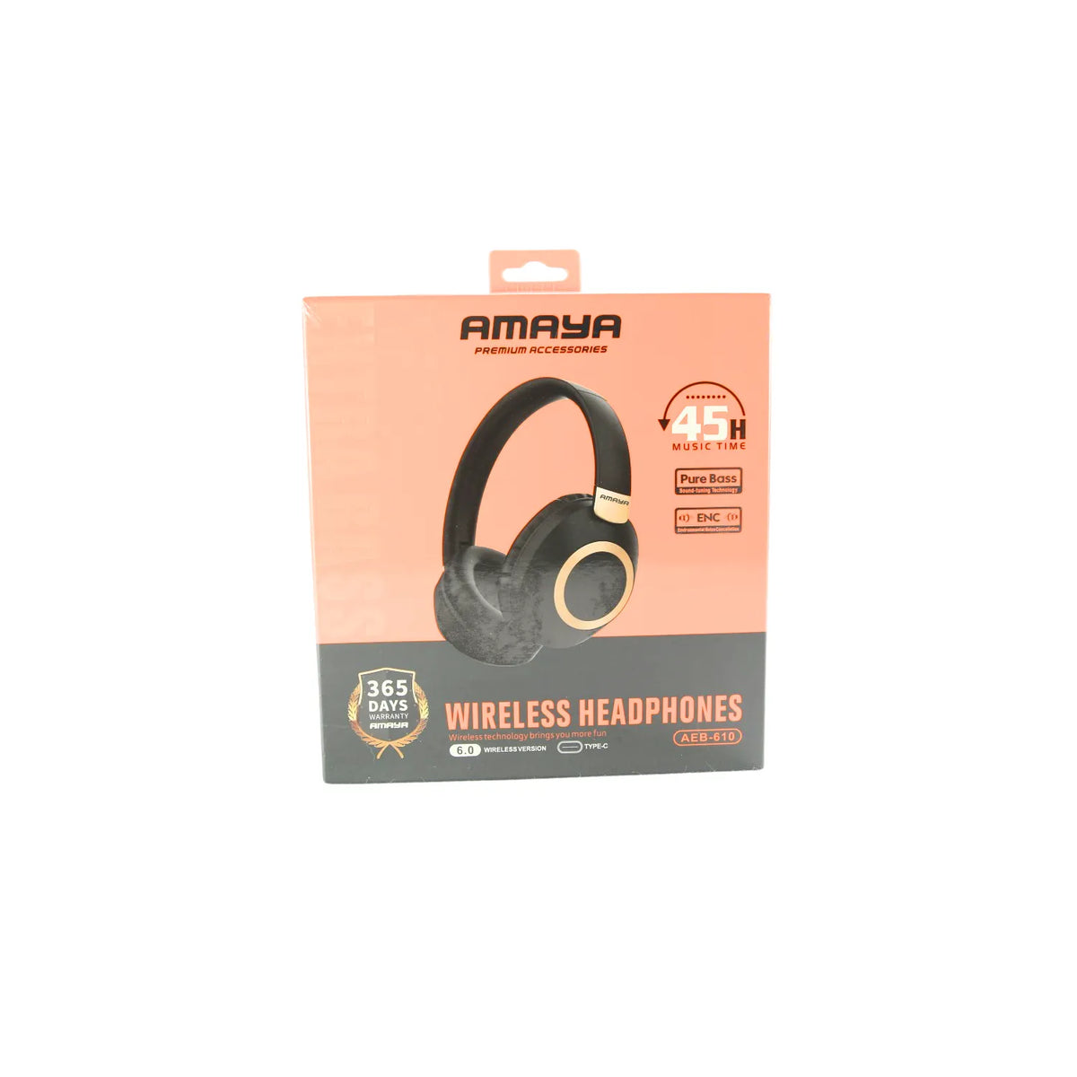 Over-Ear Stereo Headphones with Large Headband