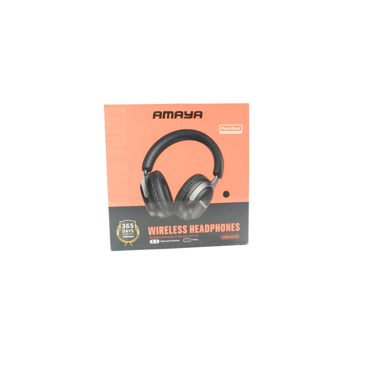 Over-Ear Stereo Headphones with Padded Headband Black