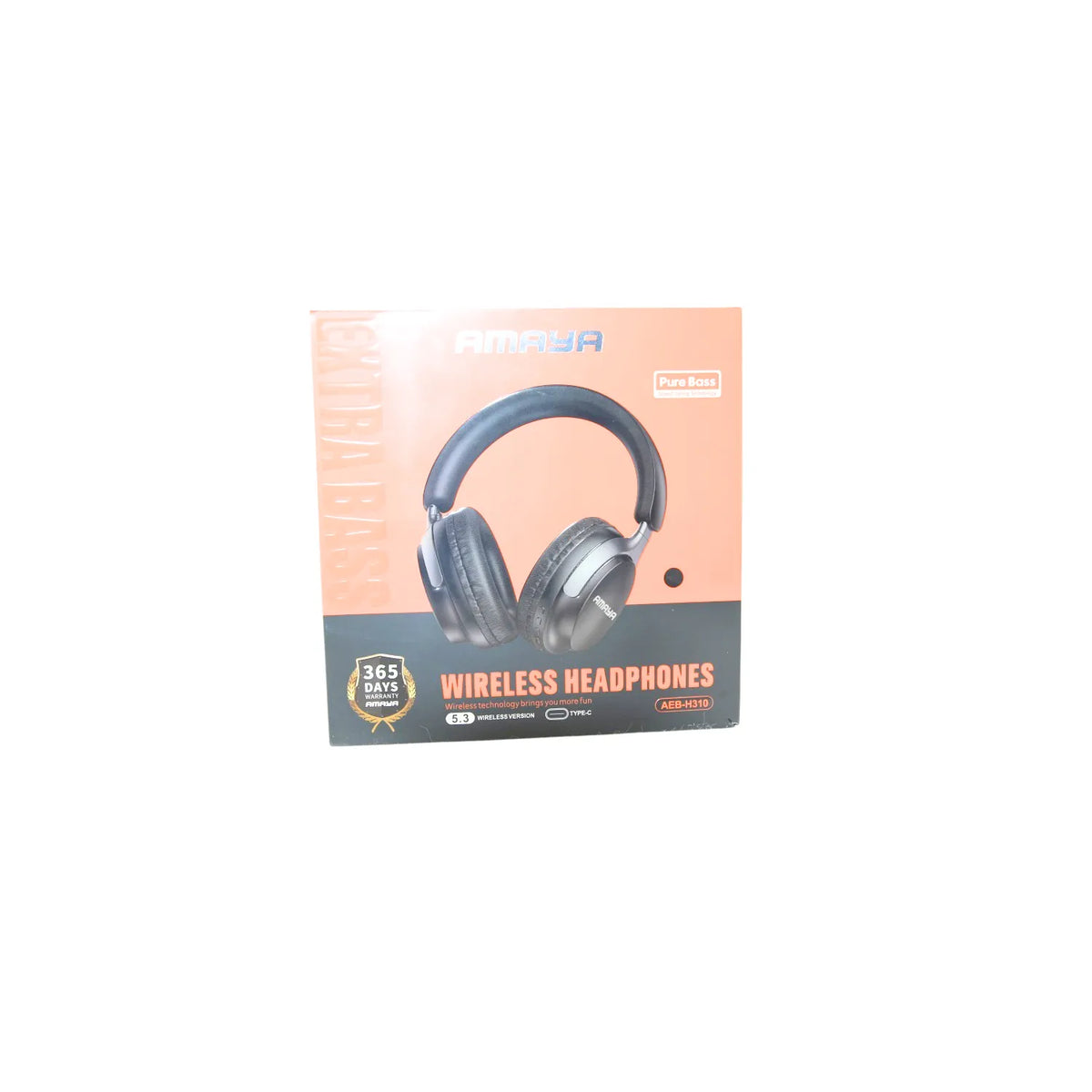 Over-Ear Stereo Headphones with Padded Headband Black
