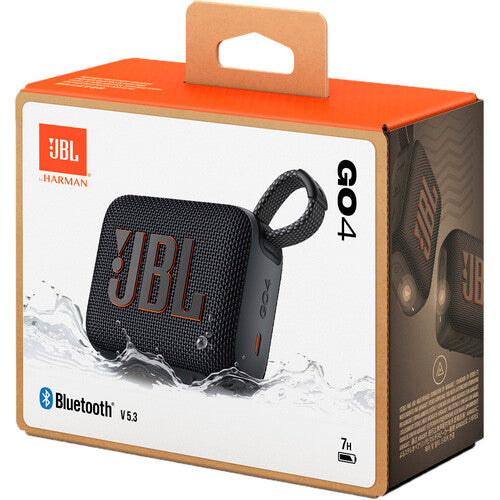 JBL GO 4 4.2 Watt Portable Waterproof Bluetooth Speaker Black