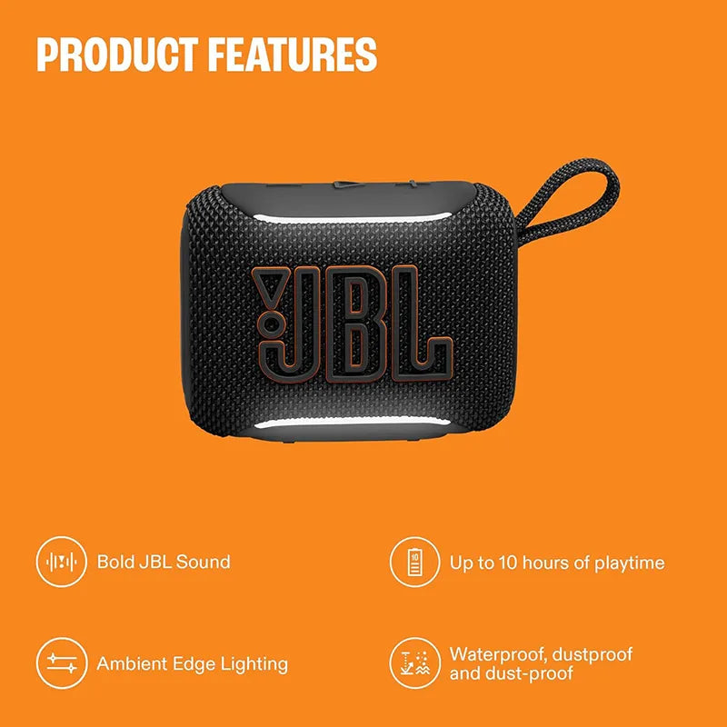 JBL Go 5 Portable Bluetooth Speaker Black