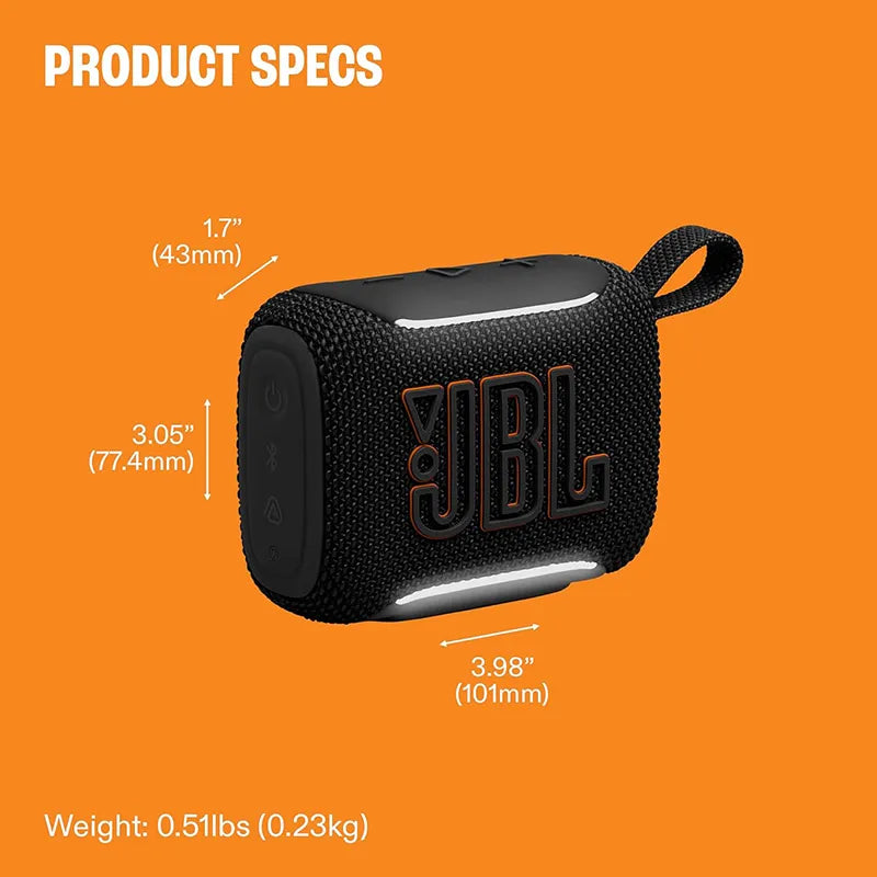 JBL Go 5 Portable Bluetooth Speaker Black