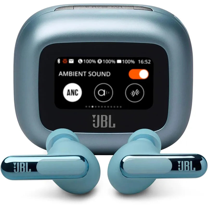 JBL Live Beam 3 True Wireless Noise-Cancelling Earbuds Blue