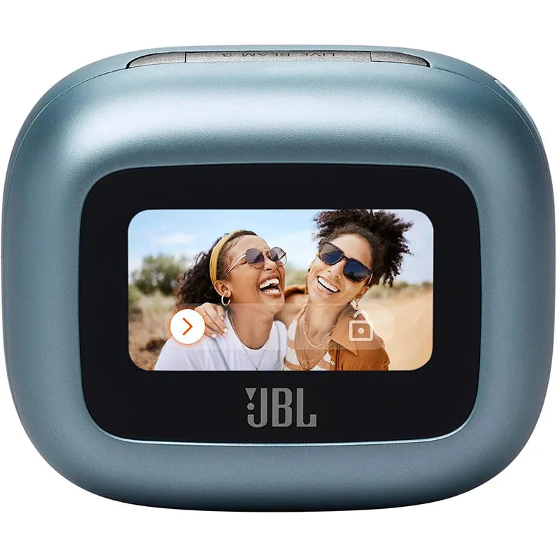 JBL Live Beam 3 True Wireless Noise-Cancelling Earbuds Blue
