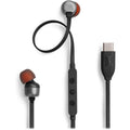 JBL Tune 310C USB-C Earbuds with Microphone Black