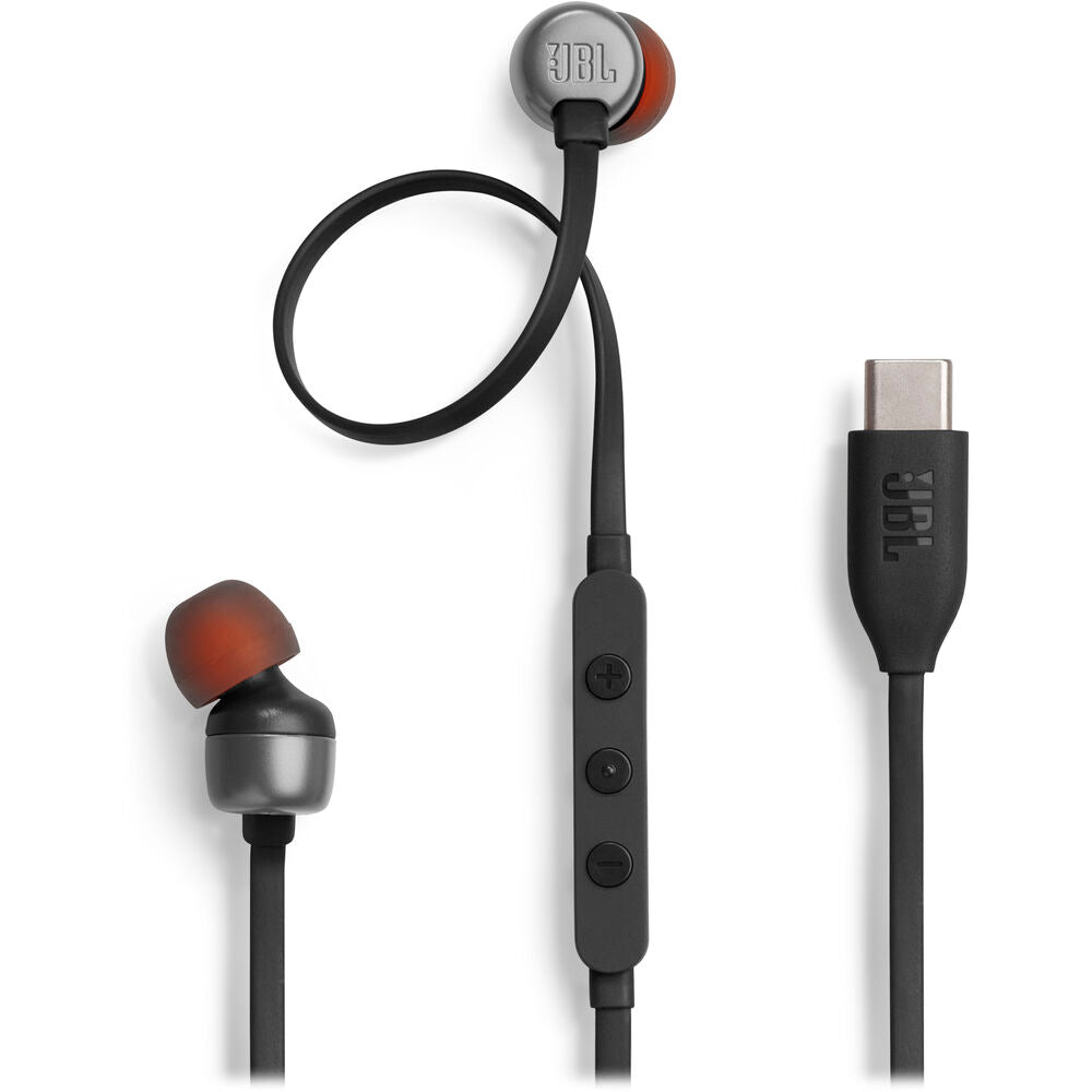 JBL Tune 310C USB-C Earbuds with Microphone Black