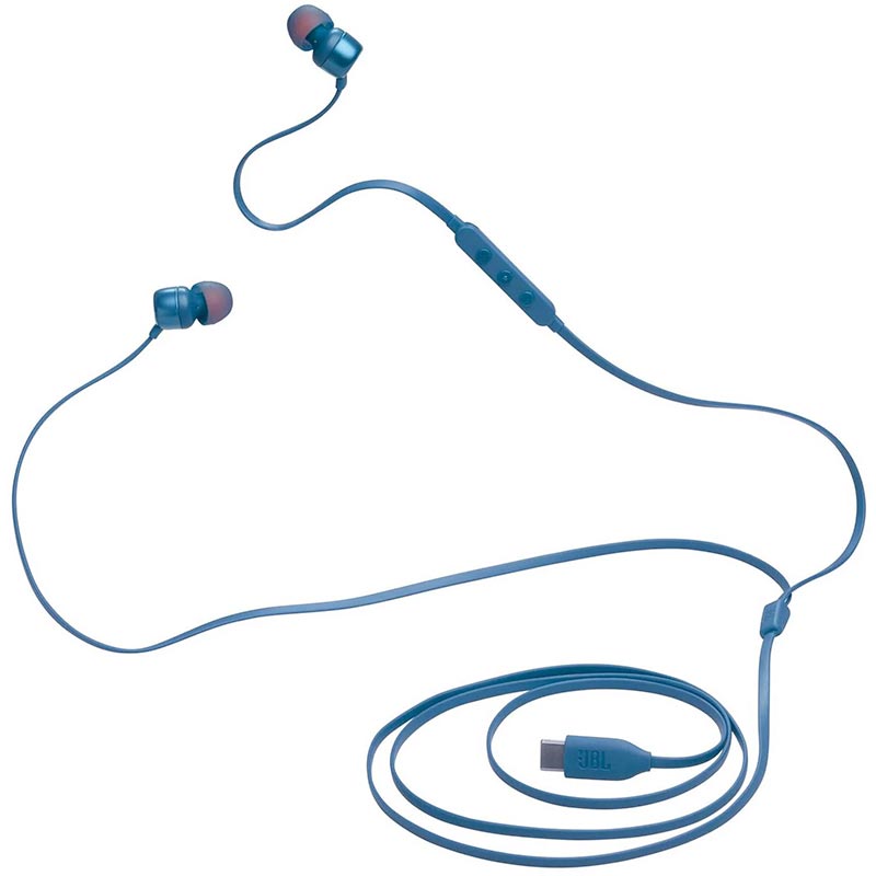 JBL Tune 310C USB-C Earbuds with Microphone Blue