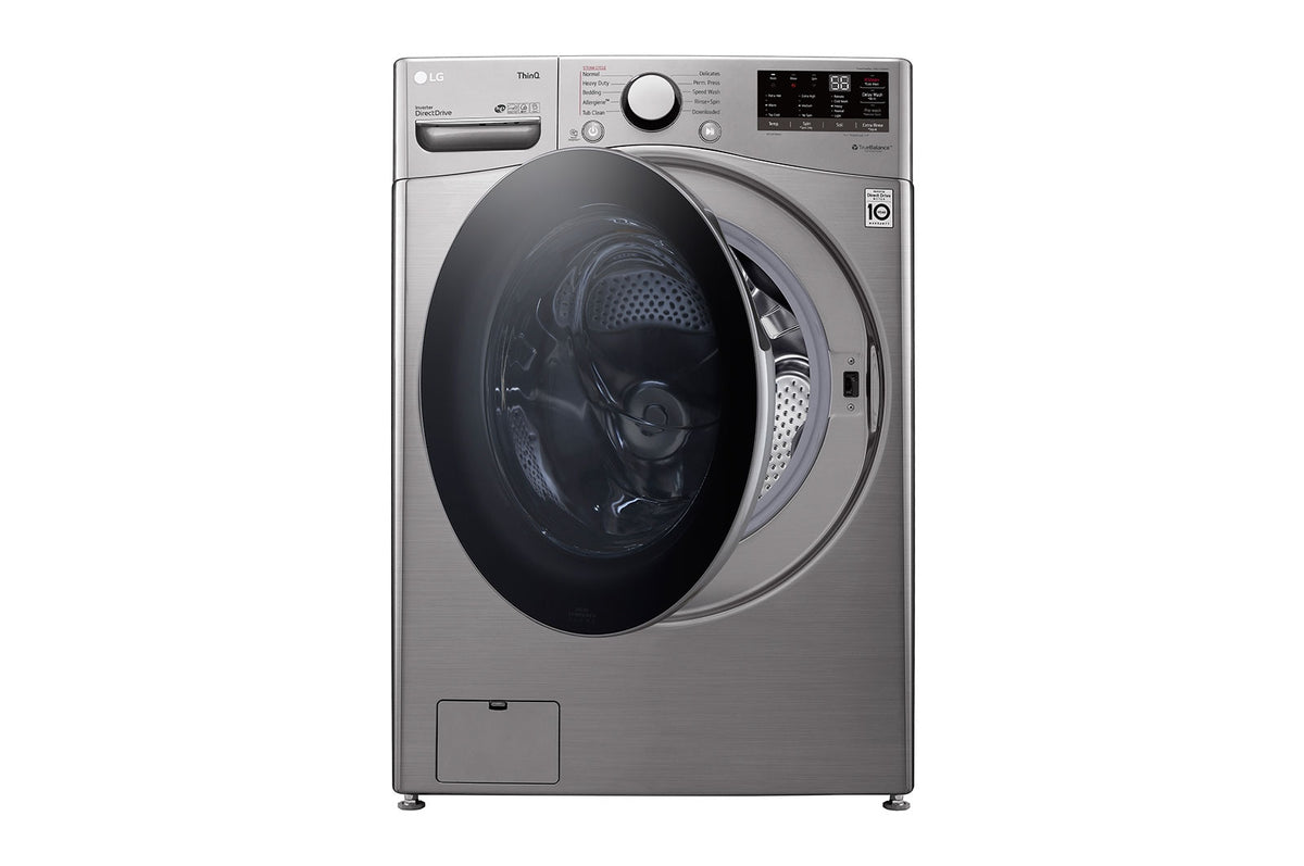 LG F3L2CRV2T 44.1 lb / 26.5 lb Front Load Washer Dryer Silver
