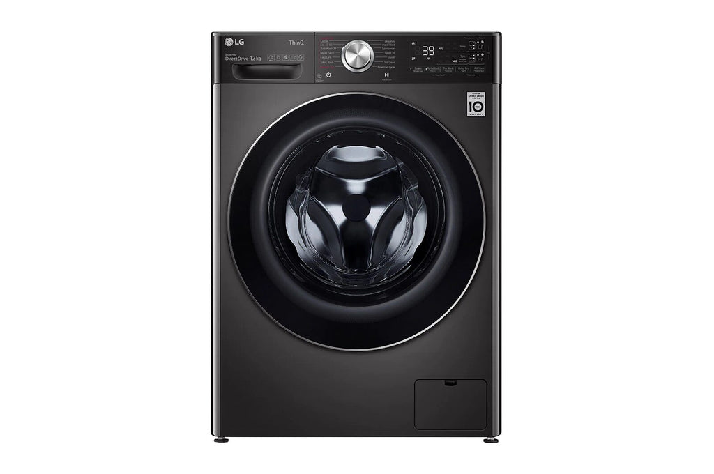 LG F4V9BDP2EE 26.5 lb / 17.6 lb Front Load Washer Dryer Black