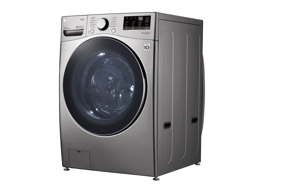 LG F3L2CRV2T 44.1 lb / 26.5 lb Front Load Washer Dryer Silver