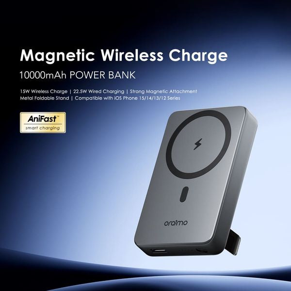 Oraimo MagPower 15 10000mAh Wireless Power Bank OPB-7102W