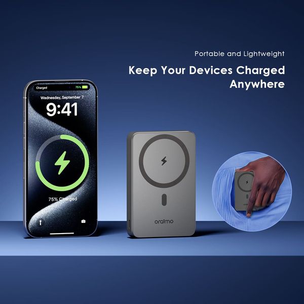 Oraimo MagPower 15 10000mAh Wireless Power Bank OPB-7102W