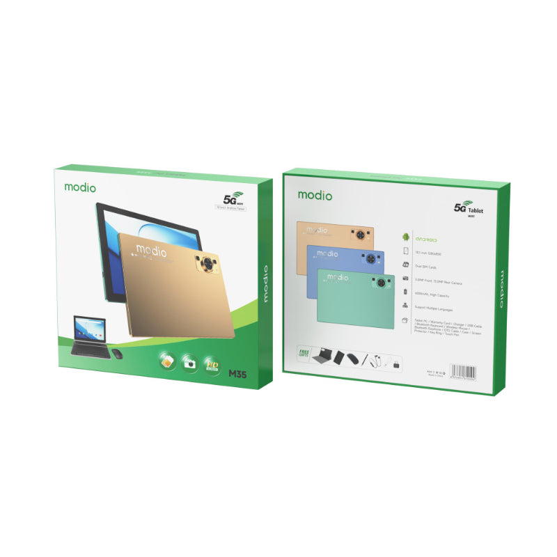 Modio M35 10.1-Inch Tablet 8GB RAM 512GB Storage Android 13