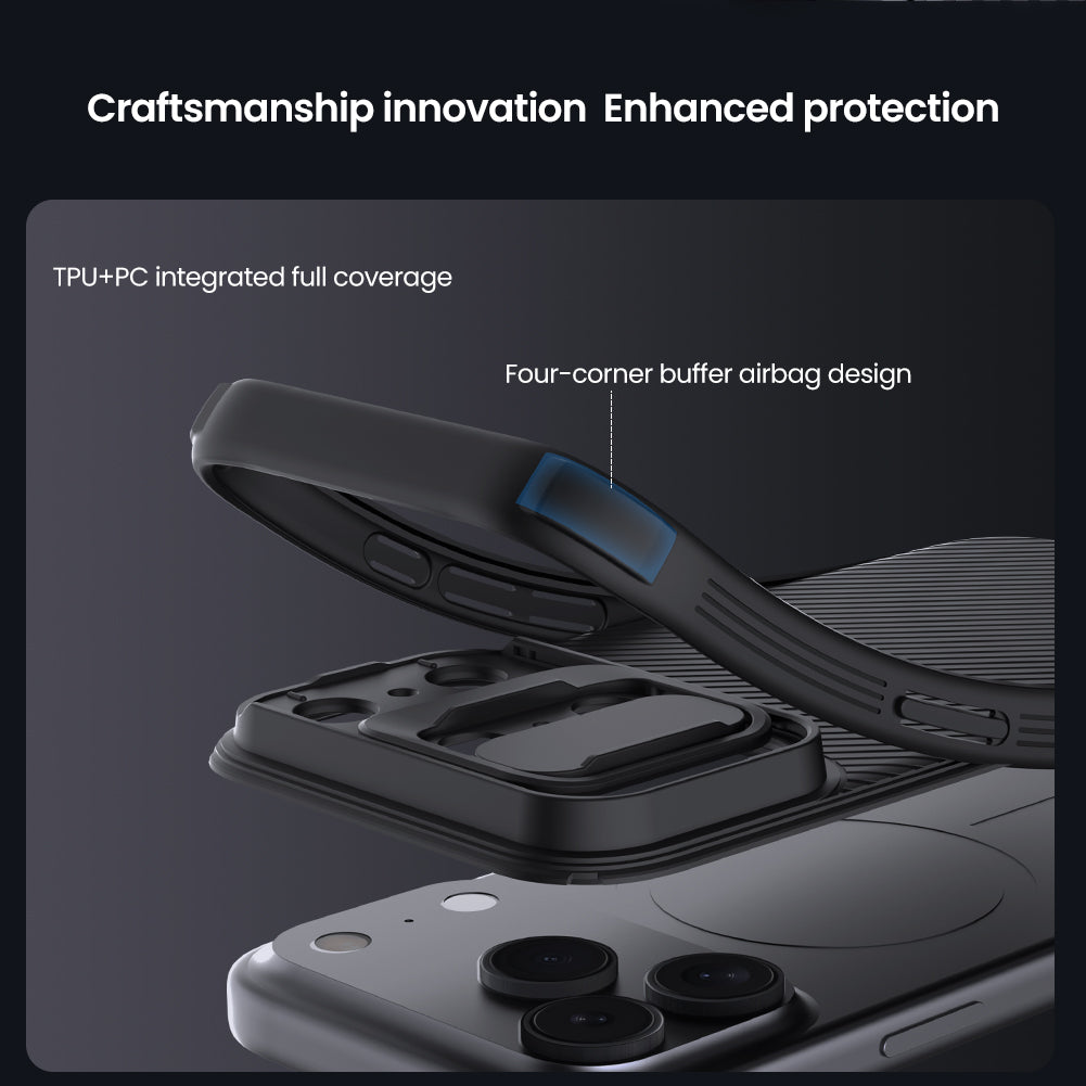 Nillkin CamShield Pro Case for iPhone 17 Pro with Camera Lens Protection