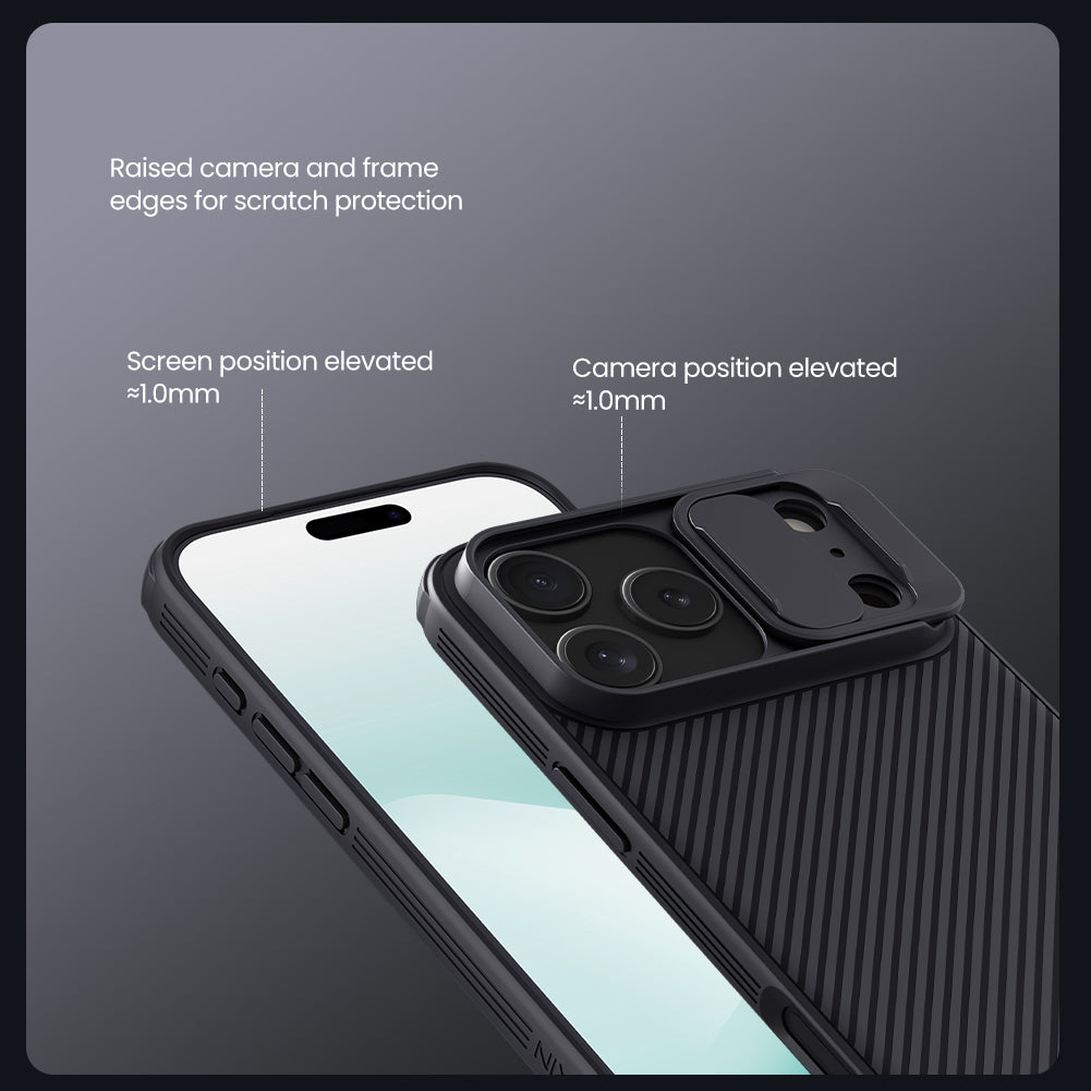 Nillkin CamShield Pro Case for iPhone 17 Pro with Camera Lens Protection