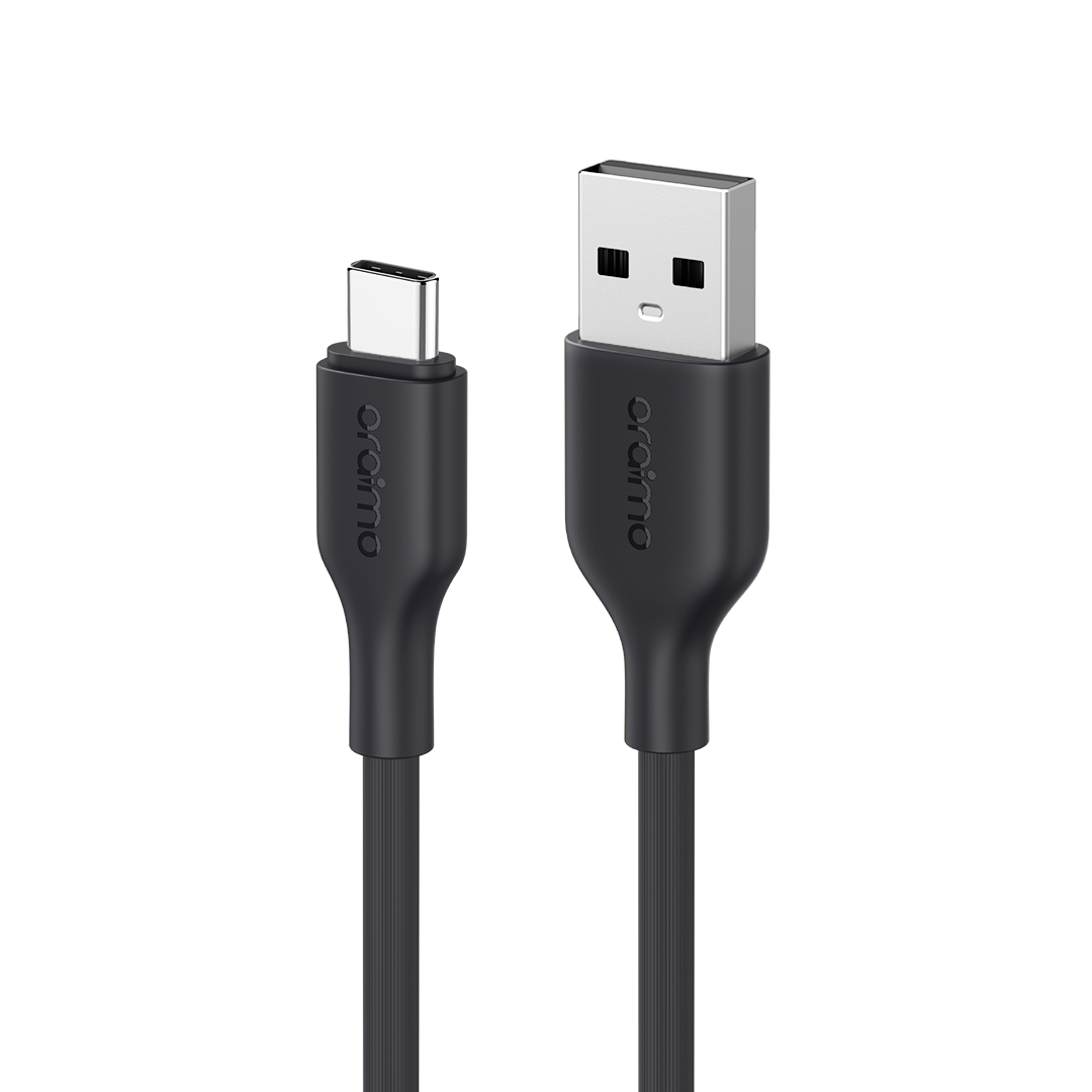 Oraimo Udon 2X USB-A to Type-C 2A Fast Charging Cable OCD-114C2-BLACK