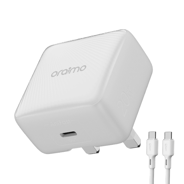 Oraimo PowerCube 20 Chic 20W GaN Wall Charger Kit OCW-5201U-CC54