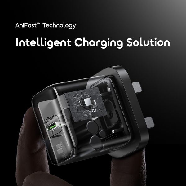 Oraimo PowerGaN 351 35W GaN Ultra Fast Charger Kit OCW-5351UCC-BLACK