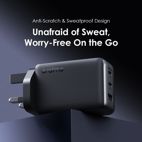 Oraimo HyperGaN 65 65W GaN Wall Charger Kit with 100W CC Cable OCW-7652U-116CC