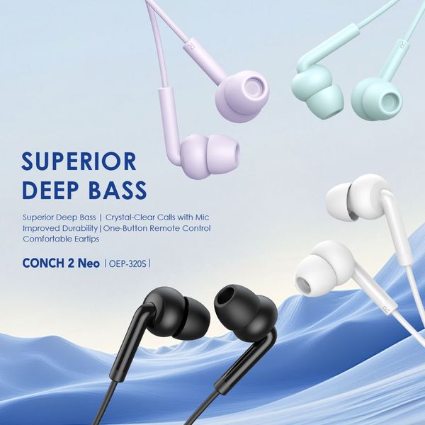 Oraimo CONCH 2 Neo Wired Earphones OEP-320S