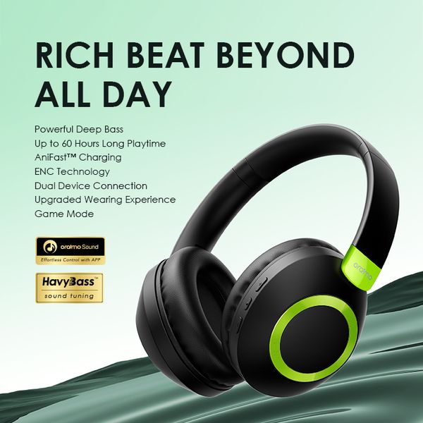 Oraimo BoomPop 2 ENC Over-Ear Wireless Headphones OHP-610