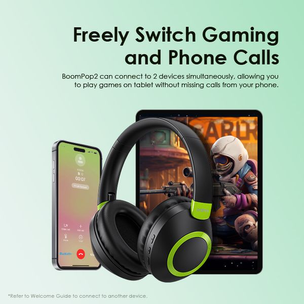 Oraimo BoomPop 2 ENC Over-Ear Wireless Headphones OHP-610
