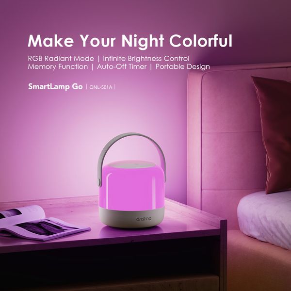 Oraimo SmartLamp Go 4.5W RGB Night Light ONL-501A